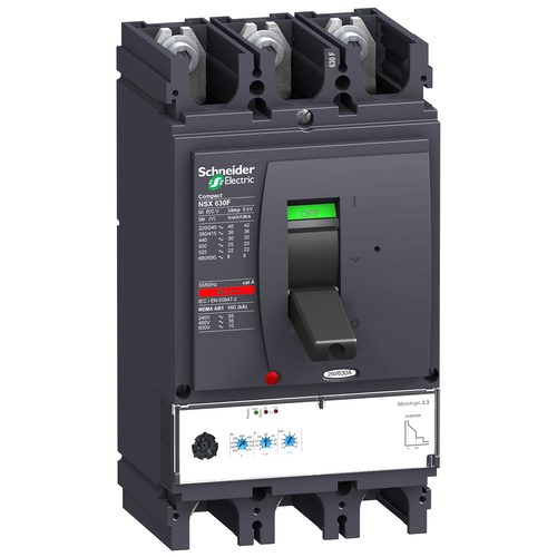 Moulded case circuit breaker NSX630 3-pole 630A 36kA LV432876 - Harvesso